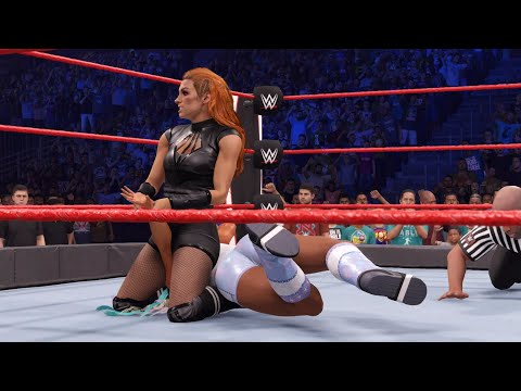 WWE 2K22 MAIN EVENT DANA BROOKE VS BECKY LYNCH