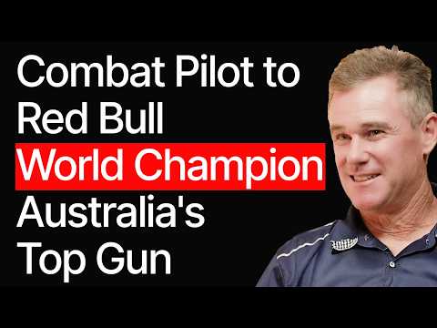 Australia’s Real Life Top Gun, Red Bull Air Race World Champion and RAAF Wing Commander: Matt Hall