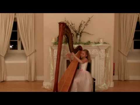 M. Glinka - Nocturne "Razluka" (The Separation) (Alisa Sadikova - 10 years old harpist)
