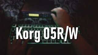 Video thumbnail for Korg 05R/W (Preset Sounds) by Digithalis