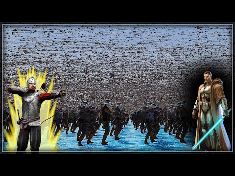 150.000 Jedi vs 10 Super Archer Lanes - Ultimate Epic Battle Simulator 2