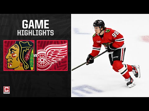 Chicago Blackhawks vs. Detroit Red Wings (09/30/25) | Preseason Highlights | CHSN Blackhawks