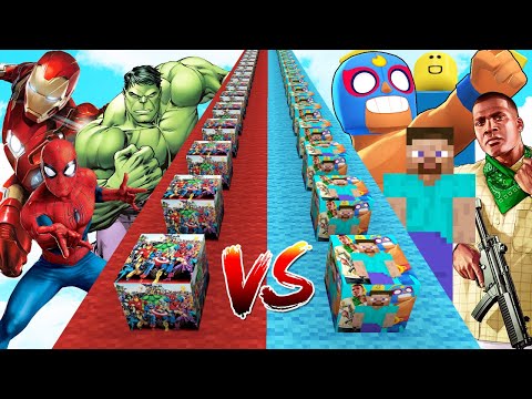 OYUN ŞANS BLOK VS SÜPER KAHRAMAN ŞANS BLOK 😱 - Minecraft