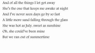 Scotty McCreery, Out of summertime/ with lyrics