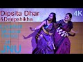Dipsita Dhar(দীপ্সিতা ধর) & Deepshikha's Excellent Musical Dance (4K) at JNU Convention Centre