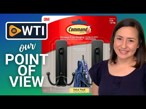Command Large Wall Hooks with Adhesive Strips - WTI product video review