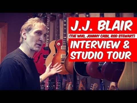 J.J. Blair  Interview and Studio Tour (The Who, Johnny Cash, Rod Stewart) - Warren Huart