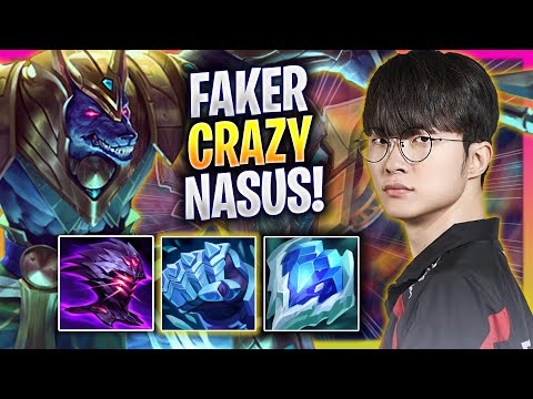 FAKER CRAZY GAME WITH NASUS MID! - T1 Faker Plays Nasus MID vs Garen! | Season 2024