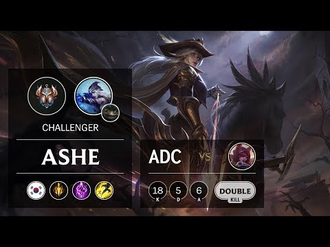 Ashe ADC vs Xayah - KR Challenger Patch 9.22