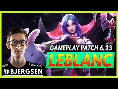 301. TSM Bjergsen - LeBlanc vs Morgana - Mid - November 26th, 2016 - Patch 6.23 - PreSeason 7