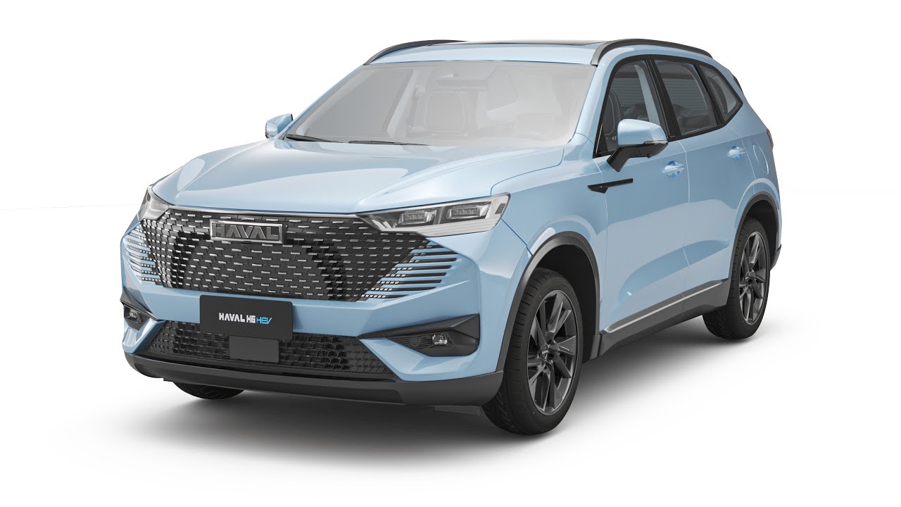 2024 GWM Haval H6 HEV with Interior 3D Model
