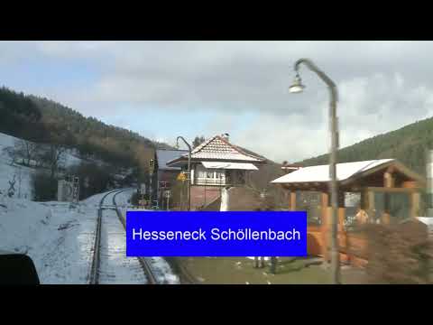 🇩🇪 Führerstandsmitfahrt auf der Odenwaldbahn - Eberbach über Darmstadt nach Frankfurt am Main Hbf