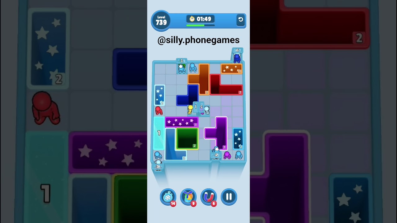 Drop Away Level 739 Walkthrough Solution