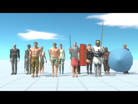 HUMANS GANG vs ARMIES - Animal Revolt Battle Simulator