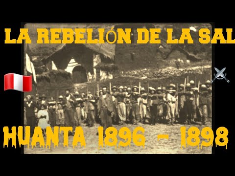 LA REBELIÓN DE LA SAL 🇵🇪 HUANTA ⚔️ AYACUCHO 1896 - 1898 | SEGUNDO GOBIERNO DE PIÉROLA 