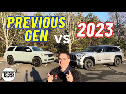 Battle: 2023 Toyota Sequoia vs Previous Generation!