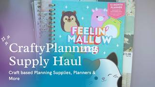 Plan With Me 💕 | Crafty Planning Supply Haul