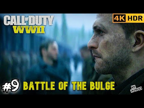 Call of Duty WWII – Mission 9 BATTLE OF THE BULGE | The Coldest Warzone ❄️[4K 60FPS | No Commentary]