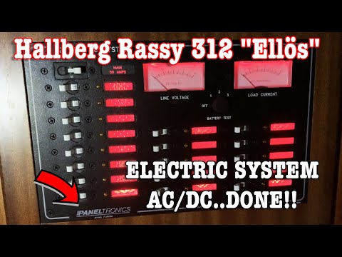 Hallberg-Rassy 312 "Ellös":ELECTRIC SYSTEM AC/DC DONE..!! (DIY BOAT)