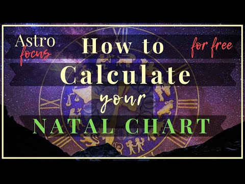 CREATE your BIRTH CHART in 3 minutes! (with known & uknown time)
