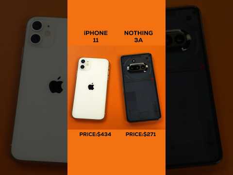 Nothing 3A Speed Test – Is It Really Faster Than iPhone 11? ⚡ #comparison #shorts