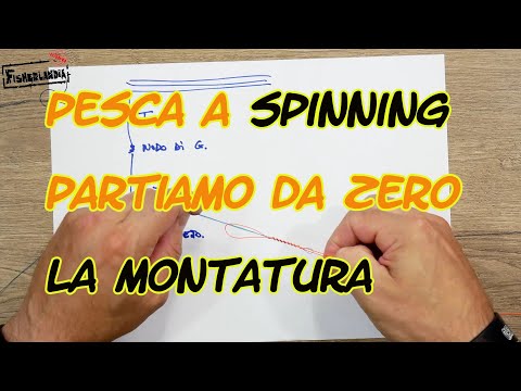 Pescare a Spinning: video guida per la montatura