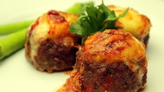 Turkish Stuffed Meatball Recipe - Meatballs with Mashed Potato