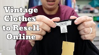Thrifting Vintage & Style Based Clothing to Resell Online