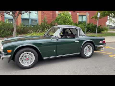 **SOLD  By Auction** 30 Years Owned 1975 Triumph TR6 Convertible 4-speed Manual