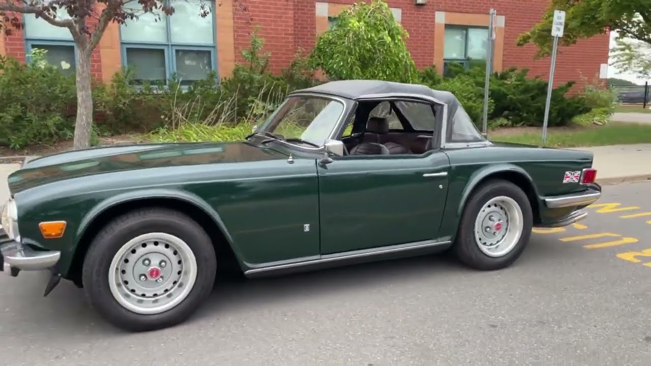 **SOLD  By Auction** 30 Years Owned 1975 Triumph TR6 Convertible 4-speed Manual