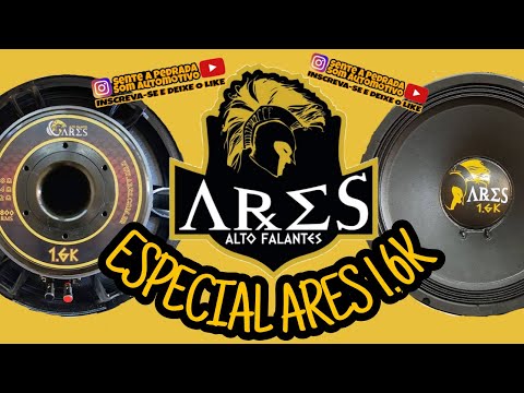 ESPECIAL ALTO FALANTE ARES 1.6K/SENTE A PEDRADA SOM AUTOMOTIVO