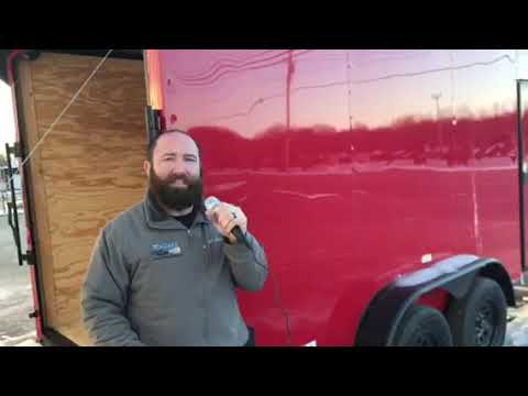 7'x16' race trailer #8913