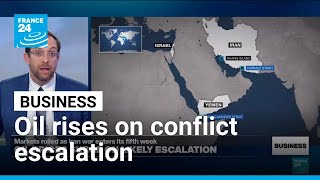 FRANCE 24 English: Oil rises, stocks fall as Iran war enters fifth week and further escalation looms • FRANCE 24