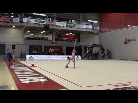 Diana Noskova Junior Ball 2016 CDN Championships RG Comp B