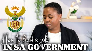 How to find a job in SA Government Ep 1 |  Job sites & Tips | South African YouTuber