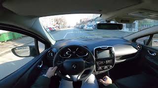 Driving 2015 Renault Clio Estate 1.5 dCi POV City Onboard Drive