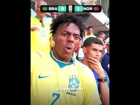 Speed reacts to Haaland's goal 😂😂 #ishowspeed #worldcup2026 #haaland #edit