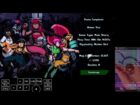 Unsighted Any% Speedrun (OUTDATED) - 24:18.15 w/o loads (25:27.07 RTA, 13:41.317 IGT)