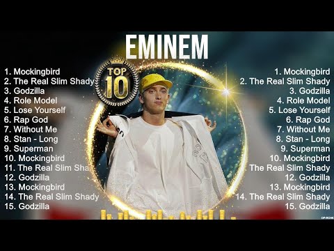 Eminem Greatest Hits ~ Best Songs Music Hits Collection  Top 10 Pop Artists of All Time