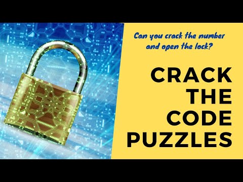 Crack the Code Puzzles| Simple to Hard | Can you crack the number code and open the lock?