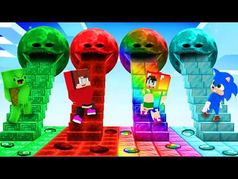 ENES VS BEBEK SONİC VS ARKADAŞLARI KORKUNÇ AY MERDİVEN SAVAŞLARI 😱 Minecraft