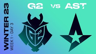 LEC Winter Split 2023 - W1D3 - G2 vs AST