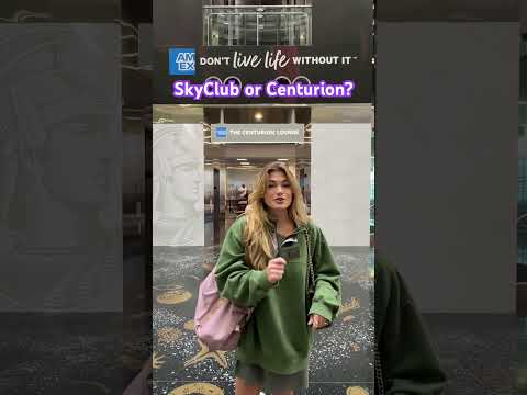 Delta SkyClub or the AMEX Centurion Lounge? Which airport club is better?