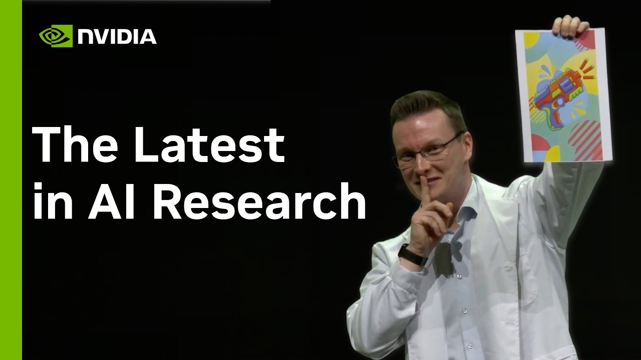 AI Research Breakthroughs from NVIDIA Research (Hosted by Karoly of Two Minute Papers) | NVIDIA GTC