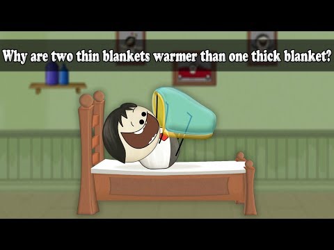 Why are two thin blankets warmer than one thick blanket? | #aumsum