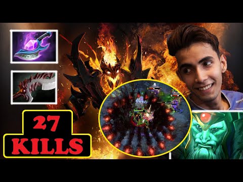 SHADOW FIEND ARCANE BLINK KILLING MACHINE 27 KILLS ft SUMAIL Wraith King Divine Rapier!