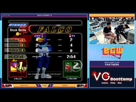 BGW21 SSBM -  SeanRojj(Falco) Vs. Takera (CF)  Smash Melee Winners Bracket