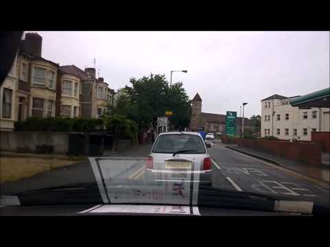 cyclist in Bristol MOVIE part 1