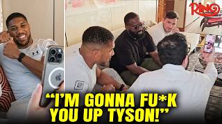 "I'm Waiting For You!" Anthony Joshua & Tyson Fury HEATED FaceTime Trash Talk!