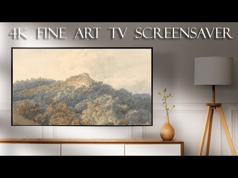 TV Art Screensaver Landscape | Hills Relaxing | Vintage Art TV Background | 4K Fine Art for your TV